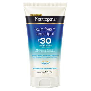 Protetor Solar Neutrogena Sun Fresh Aqua Light FPS30 Menor preço em Protetor Solar Neutrogena Sun Fresh Aqua Light FPS30