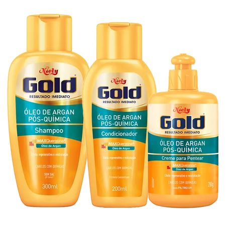 Óleo-de-Argan-Pós-Química-Niely-Gold---Shampoo-+-Condicionador-+-Creme-de-Pentear-Kit--1