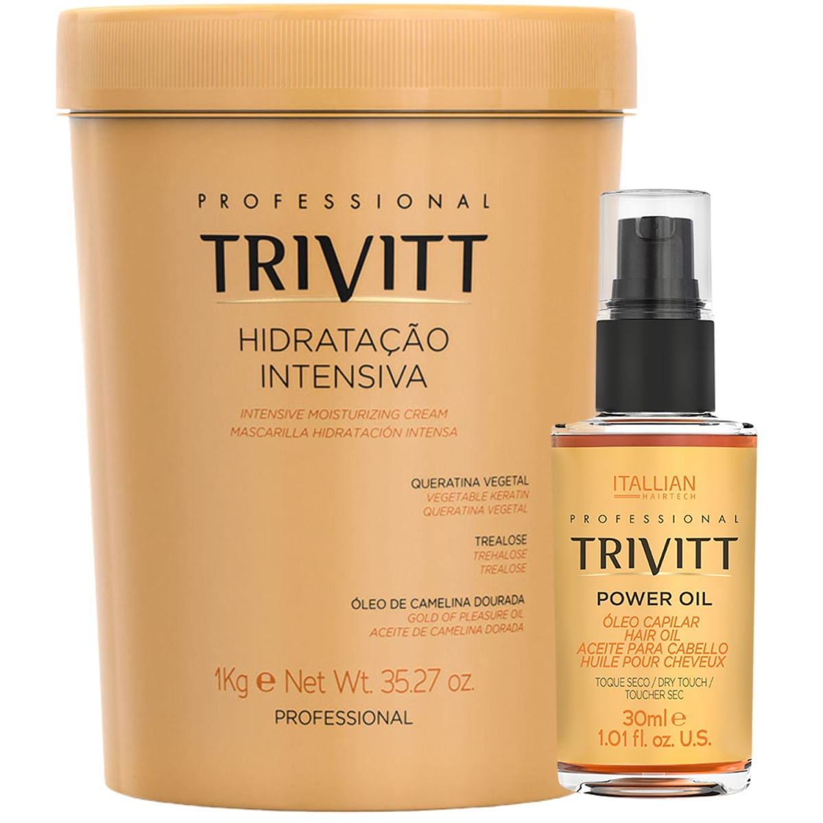 Hidratacao Intensiva Trivitt 1Kg + Power Oil Trivitt 30Ml - Época
