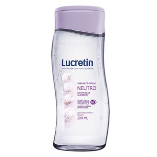 Sabonete Líquido Íntimo Lucretin Neutro - 200ml Menor preço em Sabonete Líquido Íntimo Lucretin Neutro - 200ml