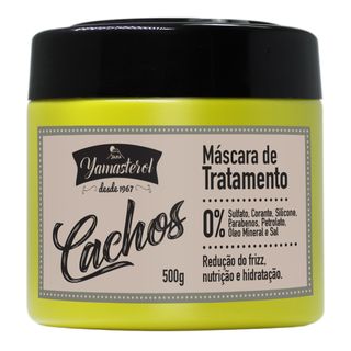 Yamasterol Cachos Yamá - Máscara de Tratamento - 500g Menor preço em Yamasterol Cachos Yamá - Máscara de Tratamento - 500g