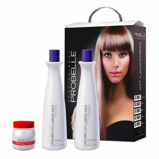 Probelle Lumino Max Kit - Shampoo + Condicionador + Máscara Menor preço em Probelle Lumino Max Kit - Shampoo + Condicionador + Máscara