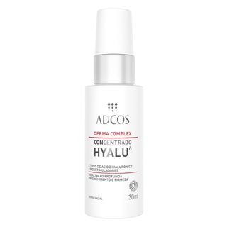 Derma Complex Concentrado Hyalu 6 Adcos - Sérum Facial - 30ml Menor preço em Derma Complex Concentrado Hyalu 6 Adcos - Sérum Facial - 30ml