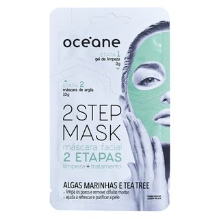 Máscara Facial Océane - Dual-Step Mask Algas Marinhas e Tea Tree - 1 Un Menor preço em Máscara Facial Océane - Dual-Step Mask Algas Marinhas e Tea Tree - 1 Un