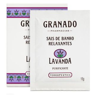 Sais de Banho Terrapeutics Lavanda Granado - 5x15g Menor preço em Sais de Banho Terrapeutics Lavanda Granado - 5x15g