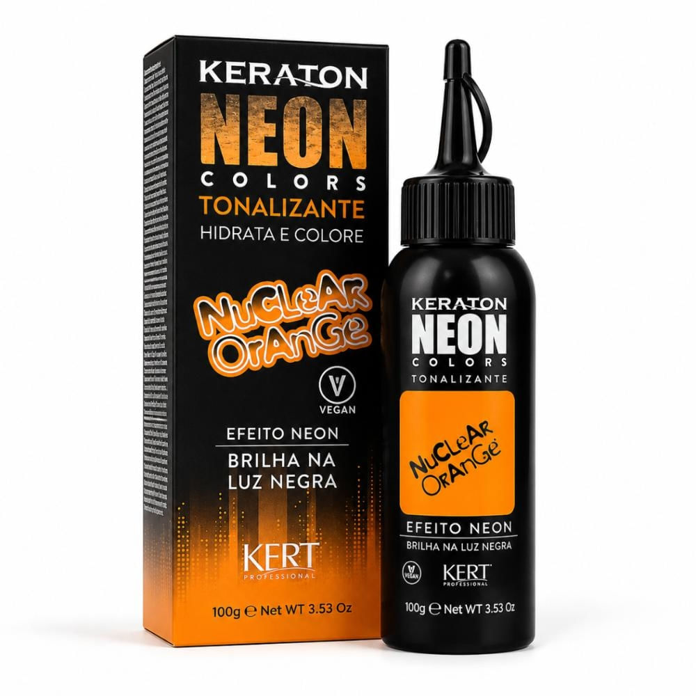 neonleathergarment ネオン スカルボーン ペンダントトップ Tonalizante Kert Keraton Neon Colors Nuclear Orange 100g - Época