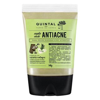 Máscara Facial Quintal - Argila Verde Antiacne - 140g Menor preço em Máscara Facial Quintal - Argila Verde Antiacne - 140g