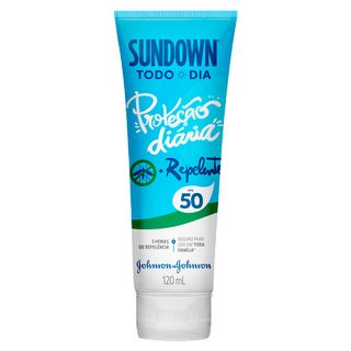 Protetor Solar Sundown Todo Dia com Repelente FPS50 - 120ml Menor preço em Protetor Solar Sundown Todo Dia com Repelente FPS50 - 120ml