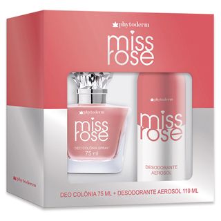 Menor preço em Kit Phytoderm Miss Rose  - Deo Colônia + Desodorante
