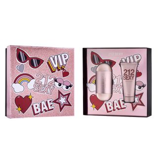 Carolina Herrera 212 Sexy Kit - Perfume + Loção Corporal Menor preço em Carolina Herrera 212 Sexy Kit - Perfume + Loção Corporal