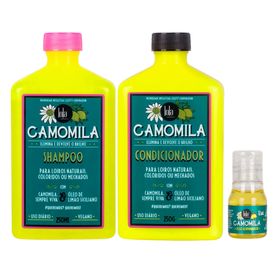 Kit-Camomila-Lola-Cosmetics---Shampoo---Condicionador---Oleo