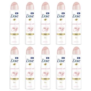 Kit com 10 Desodorantes Dove Powder Soft Aerossol 150ml Menor preço em Kit com 10 Desodorantes Dove Powder Soft Aerossol 150ml