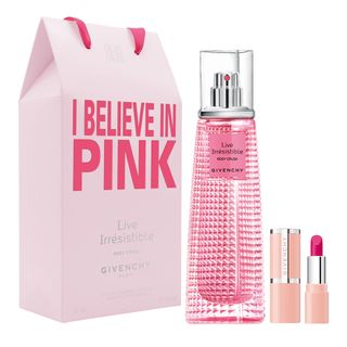 Givenchy Live Irrésistible Rosy Crush Kit - Perfume EDP + Batom Menor preço em Givenchy Live Irrésistible Rosy Crush Kit - Perfume EDP + Batom