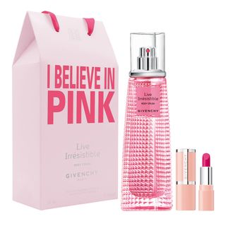 Menor preço em Givenchy Live Irrésistible Rosy Crush Kit - Perfume EDP + Batom