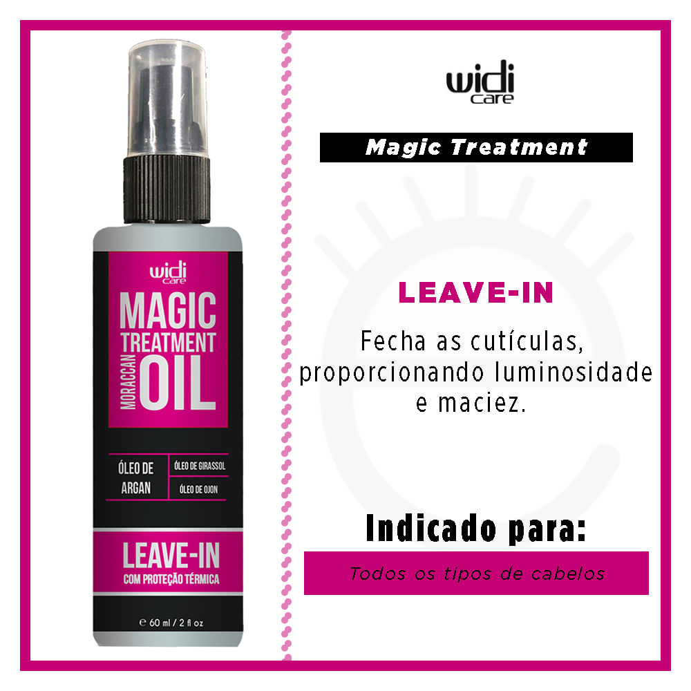 Leave-In - Widi Care Magic Treatment Maroccan Oil - Época Cosméticos
