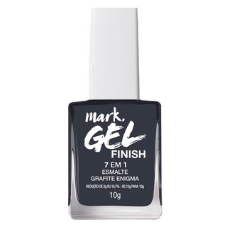 Esmalte 7 em 1 Mark. Gel Finish - 10g - Esmalte 7 em 1 Mark. Gel Finish 10g - Grafite Enigma Menor preço em Esmalte 7 em 1 Mark. Gel Finish - 10g - Esmalte 7 em 1 Mark. Gel Finish 10g - Grafite Enigma