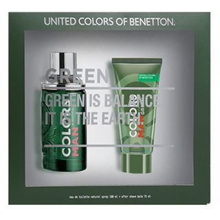 Benetton Colors Man Green Kit - Eau de Toilette + Pós Barba Menor preço em Benetton Colors Man Green Kit - Eau de Toilette + Pós Barba