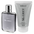 Fiorucci Mr. Grey Kit - Deo Colônia + Shampoo 3 em 1 Kit