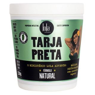 Lola Cosmetics Tarja Preta Queratina Vegetal - Máscara de Reconstrução - 230g é ruim? Lola Cosmetics Tarja Preta Queratina Vegetal - Máscara de Reconstrução - 230g é boa?