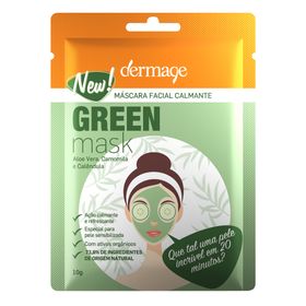 Mascara-Facial-Dermage---Green-Mask-Sache-