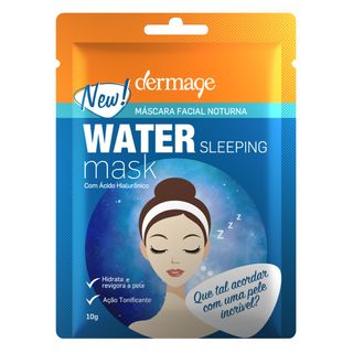 Máscara Facial Dermage - Water Sleeping - 10g Menor preço em Máscara Facial Dermage - Water Sleeping - 10g