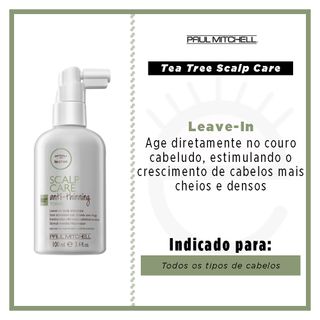 Tônico Paul Mitchell Tea Tree Scalp Care Anti Thinning 100ml