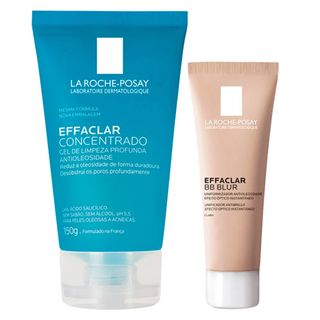 La Roche-Posay Kit - Effaclar Gel + Effaclar BB Blur Clara Menor preço em La Roche-Posay Kit - Effaclar Gel + Effaclar BB Blur Clara