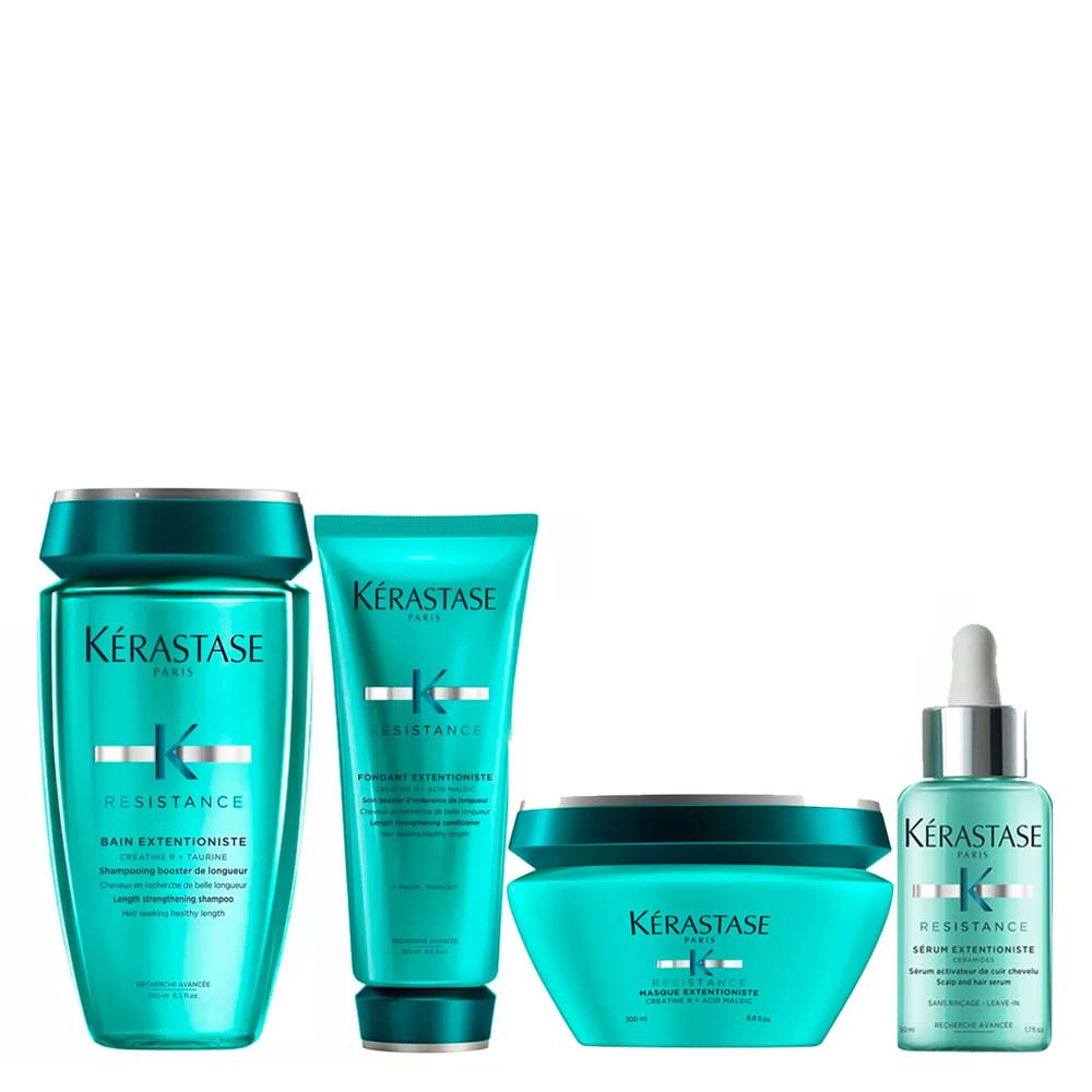 Kérastase Extentionist Kit - Shampoo + Condicionador + Máscara + Sérum