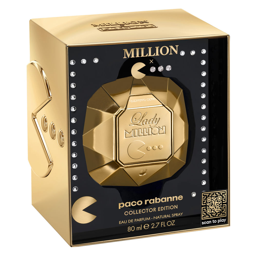 Perfume Lady Million Pac-Man Collector Paco Rabanne - Feminino - Época  Cosméticos