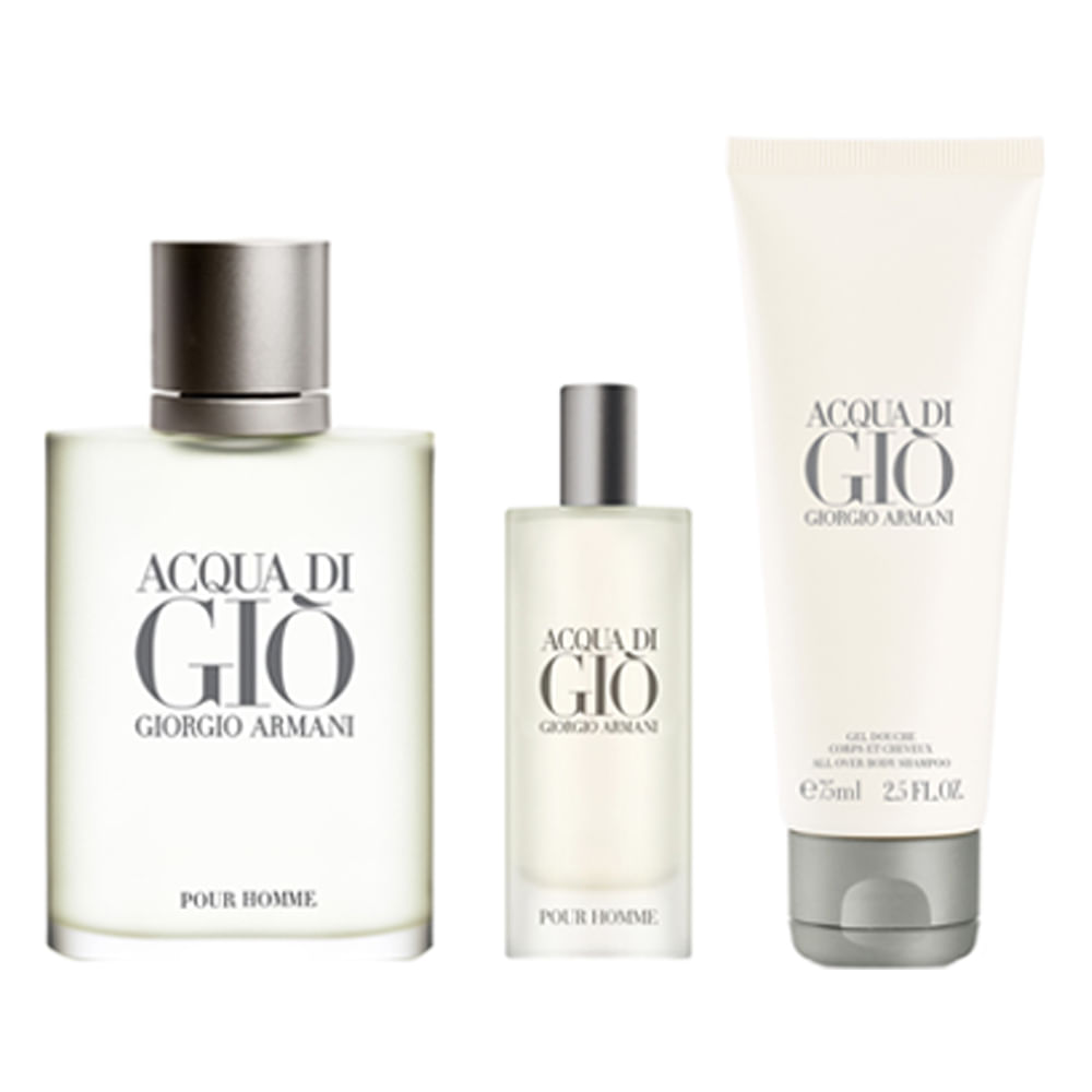 Kit Acqua Di Giò Homme Giorgio Armani Masculino - Época Cosméticos