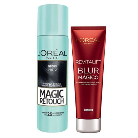 L’Oréal-Paris-Magic-Blur-Kit---Corretivo-Preto-+-Aperfeiçoador-Kit--1