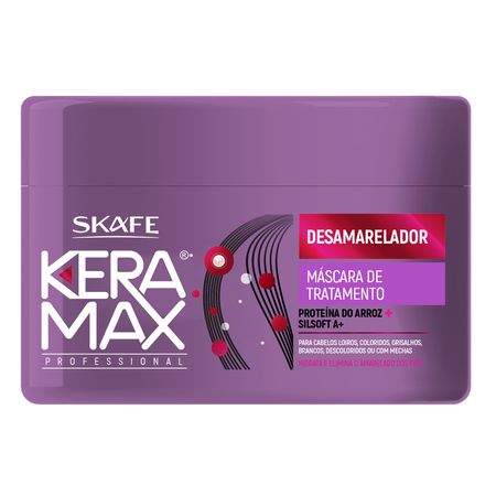 Keramax Desamarelador Skafe - Máscara de Tratamento - 350g