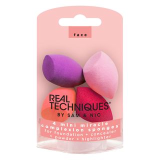 Mini Esponjas Para Maquiagem - Real Techniques 4 Un