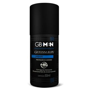 Desodorante Roll On Giovanna Baby Masculino - GB Men Urban - 50ml Menor preço em Desodorante Roll On Giovanna Baby Masculino - GB Men Urban - 50ml