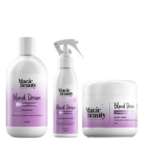 Kit-Blond-Dream-Magic-Beauty---Shampoo---Mascara---Leave-in-