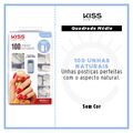 Unhas Postiças Kiss NY - 100 Unhas Naturais Quadrado Médio 1 Un