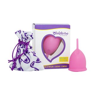 Coletor Menstrual Tipo B (Mulheres até 29 anos e sem filhos) - Violeta Cup Rosa