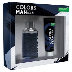 Kit-Colors-Man-Black-Benetton---Perfume-Masculino---Gel-de-Banho