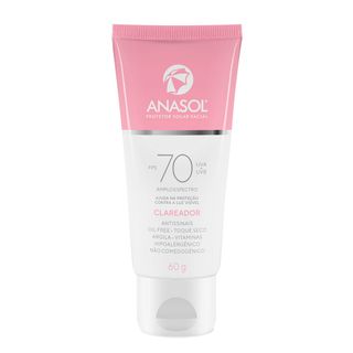 Protetor Solar Facial FPS 70 Clareador Anasol - 60g Menor preço em Protetor Solar Facial FPS 70 Clareador Anasol - 60g