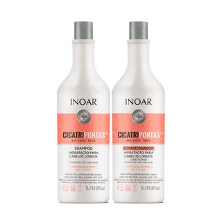 Inoar Cicatripontas Kit - Shampoo + Condicionador Menor preço em Inoar Cicatripontas Kit - Shampoo + Condicionador
