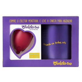 kit-violeta-cup-coletor-tipo-b-vermelho-caneca-higienizador