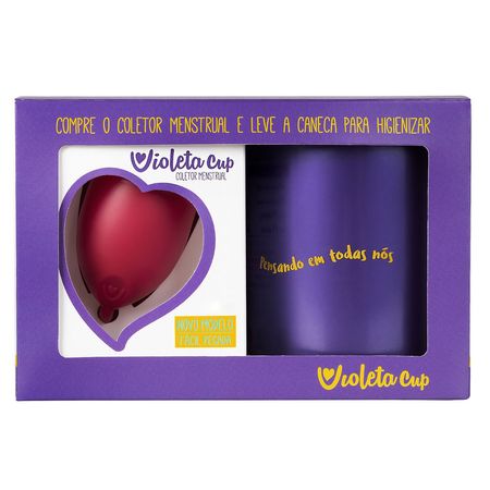 Kit-Violeta-Cup---Coletor-Tipo-B-Vermelho-+-Caneca-Higienizador-Kit--1