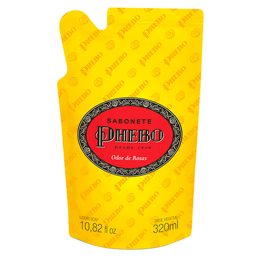 Refil Sabonete Líquido Odor de Rosas Phebo