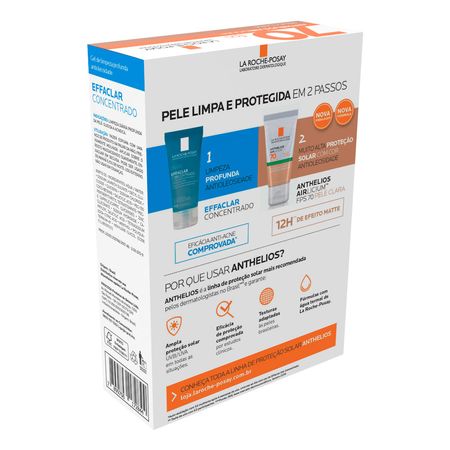 La-Roche-Posay-Anthelios-Aicilium-+-Effaclar-Kit---Protetor-Solar-FPS-70-+-Gel-de-Limpeza-Kit--2