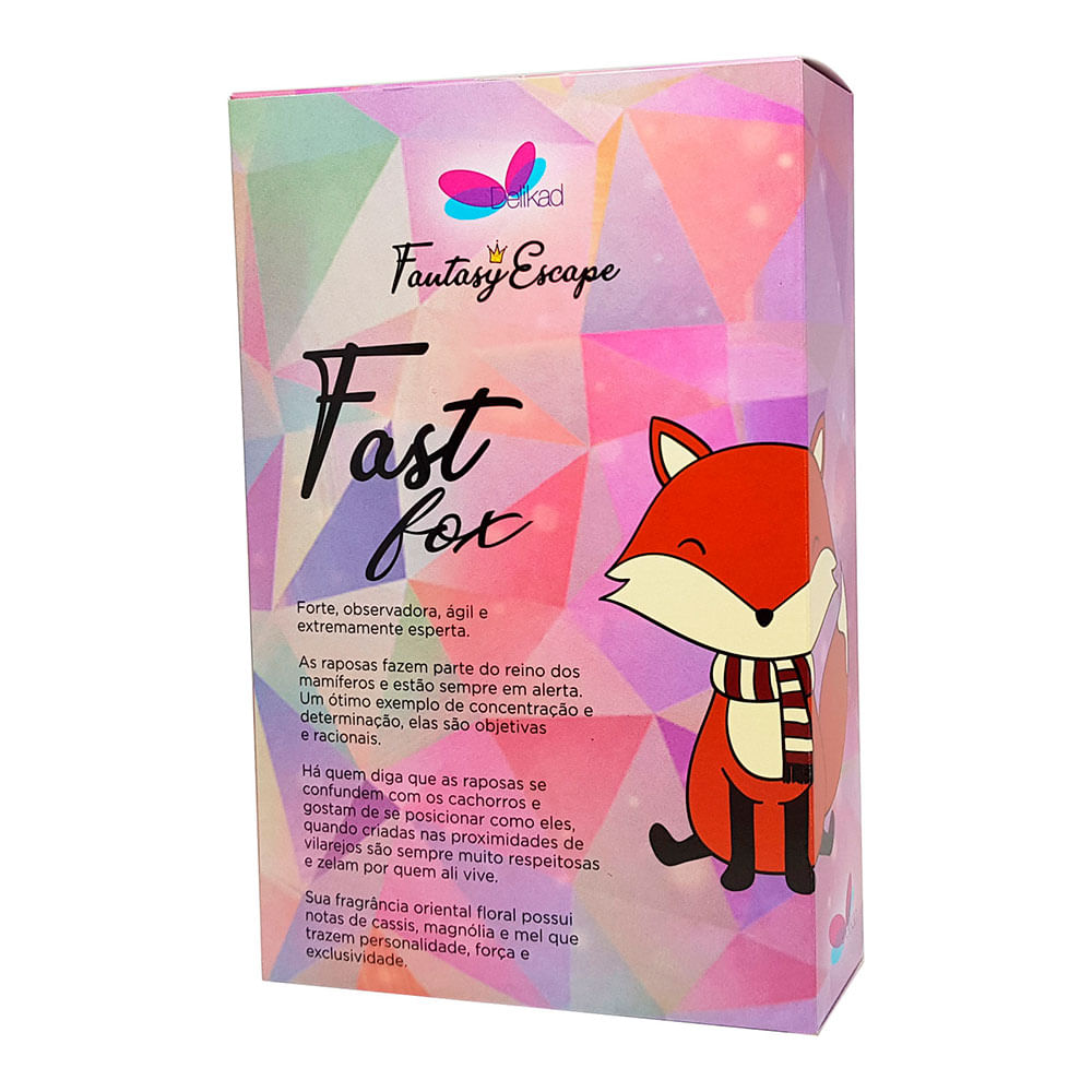 Delikad Fantasy Escape Fast Fox Kit - Loção Corporal + Body Delikad Fantasy Escape Fast Fox Kit - Loção Corporal + Body