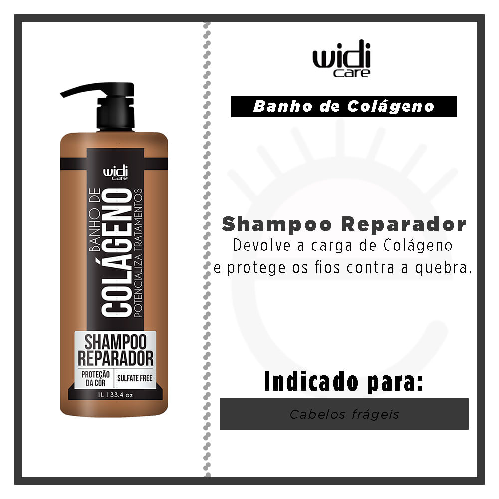 Widi Care Banho de Colágeno Shampoo