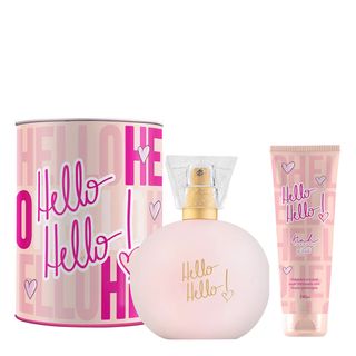 Hello Hello by Nah Cardoso Ciclo Cosméticos - Perfume Feminino + Loção Corporal - Kit Menor preço em Hello Hello by Nah Cardoso Ciclo Cosméticos - Perfume Feminino + Loção Corporal - Kit