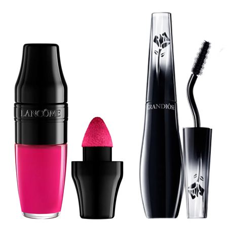 Lâncome-Grandiose-Matte-Shaker-Kit---Máscara-de-Cílios-+-Batom-Líquido-Kit--1