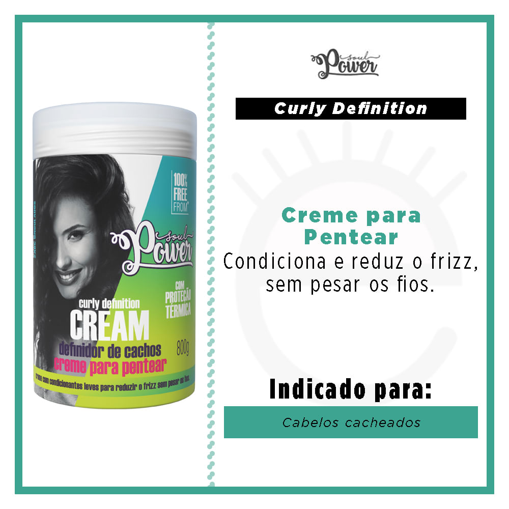 Definidor de Cachos Soul Power - Curly Definition Cream