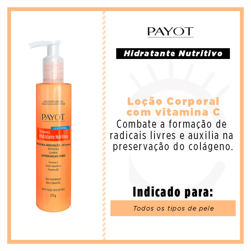 Hidratante Corporal Payot – Vitamina C